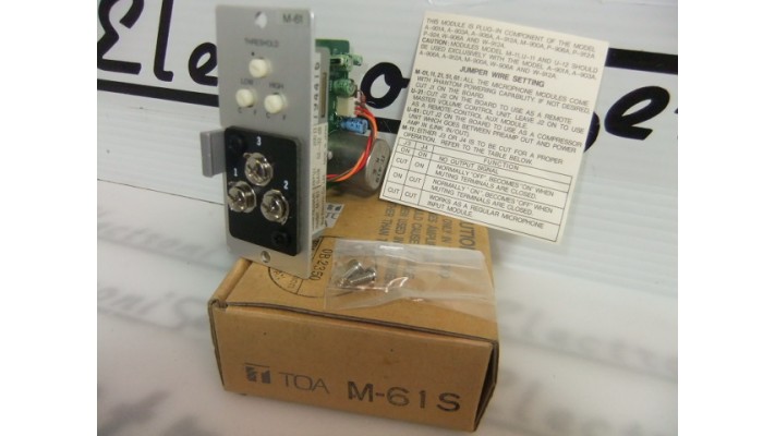 Toa M-61S microphone input board